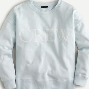 J. Crew Limited-edition Original Cotton Terry Crew Logo Sweatshirt Size M